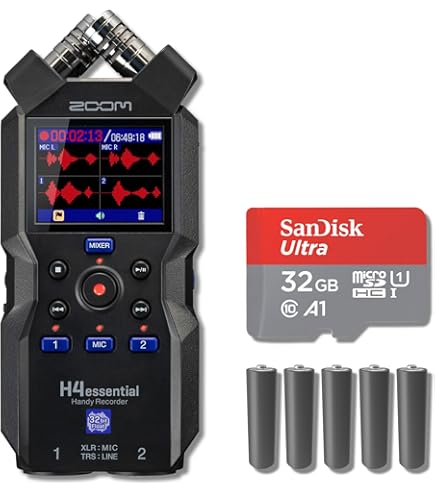 Amazon.com: Zoom H4essential Handy Recorder, Bundle with Zoom